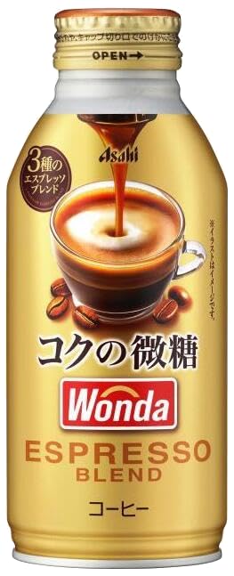 アサヒ飲料 WONDA(ワンダ) コクの微糖 370gボトル缶×24本入×(2ケース)商品画像