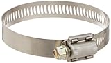 Breeze Power-Seal Stainless Steel Hose Clamp, Worm-Drive, SAE Size 36, 1-13/16" to 2-3/4" Diameter Range, 1/2" Bandwidth (Pack of 10)
