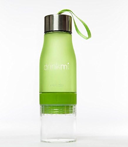 DRINKMI Infuser Fruit Detox Water Bottle Green/ 22 OZ / Gorgeous Design Healthy Lifestyle