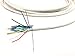 22 Gauge Wire (22 AWG) - 8 Conductor Stranded Copper Shielded Cable - UL Listed 22/8 Home Electrical Wire - Low Voltage Up to 300V - CL3P Fire-Rated Plenum Jacket - USA Made (100ft - White)