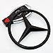 US85 Direct Mercedes-Benz Luggage Lid Adhesive Nameplate Star Logo Trunk Rear Emblem W205 Modified C-Class C 300 C43 C 63 S C 450 Sedan (Matte Black)
