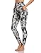 Colorfulkoala Women’s High Waisted Yoga Pants 7/8 Length Leggings with Pockets (S, Black & White Brush Strokes)thumb 4