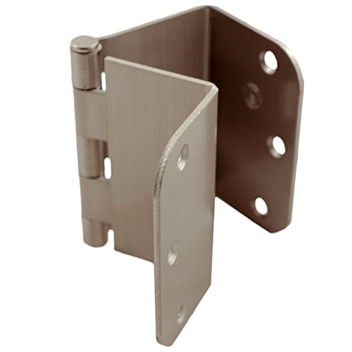 Swing Clear Offset Hinge, 31/2 Inches, 5/8" Radius Corner, Fits Doors