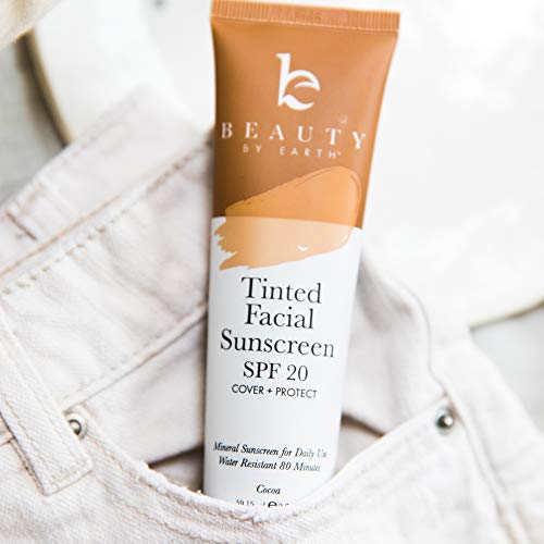 Tinted Sunscreen for Face SPF 20 With Natural & Organic Ingredients