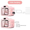 Kids-Camera-with-Silicone-Case-200MP-Rechargeable-Kids-Digital-Dual-Camera-with-20-Inch-IPS-Screen-1080P-Video-Camcorder-32GB-SD-Card-Selfie-Childrens-Camera-Toy-for-Boys-Girls-Age-3-12-Pink Kids Camera with Silicone Case, 20.0MP Rechargeable Kids Digital Dual Camera with 2.0 Inch IPS Screen 1080P Video…