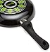Ecolution Artistry Nonstick Frying Pan, Easy To Clean, Comfortable Handle, Even Heating, Dishwasher Safe Pots and Pans, 8-Inch, Black