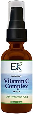 PREMIUM Vitamin C Serum For Facial Skin Care| 20% Organic Vit C &amp; Hyaluronic Acid| BEST Anti-Wrinkle, Anti-Aging, Anti-Oxidant Skin Care Formula| Face Blemishes &amp; Sun Damage No More!| (30ml/1 fl.oz)