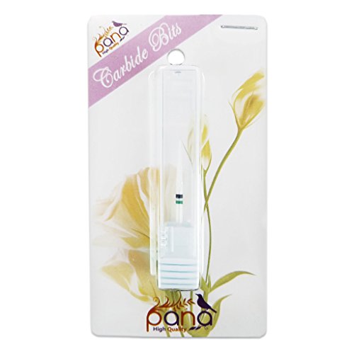 Pana Professional - White Under Nail Cleaner Ceramic Bit 3/32" Shank Size - Nail Drill Bit for Dremel Machine