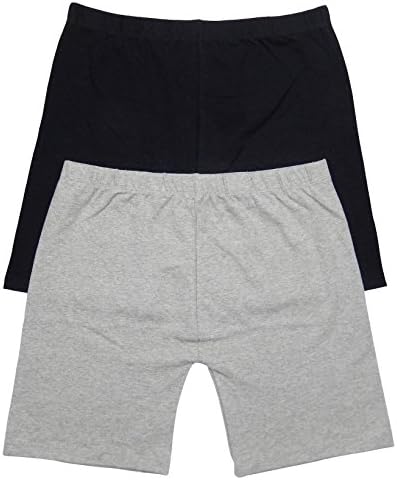 Emily Johnson Women 6 Pack Cotton Bras Tanktop Without Padding or Cotton Boxers (Black and Gray) (2XL)