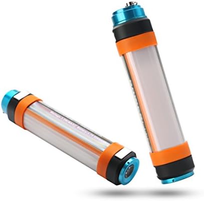 LED Tactical Flashlight,2-in-1 Waterproof LED Camping Lantern & Power Bank, Portable Hanging Magnetic 2600mAh 160 Lumens IP68 Rechargeable Outdoor Emergency Lamp for Backpacking Hiking Fishing Outages