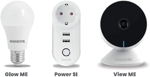 Marmitek Smart me   Start MA  Smart Home Starter Kit   View ME Cmara Interior Enchufe Power SI Zwischen lmpara LED Glow ME WiFi