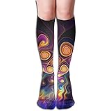 Unisex Knee High Long Socks Dreamy Color Design