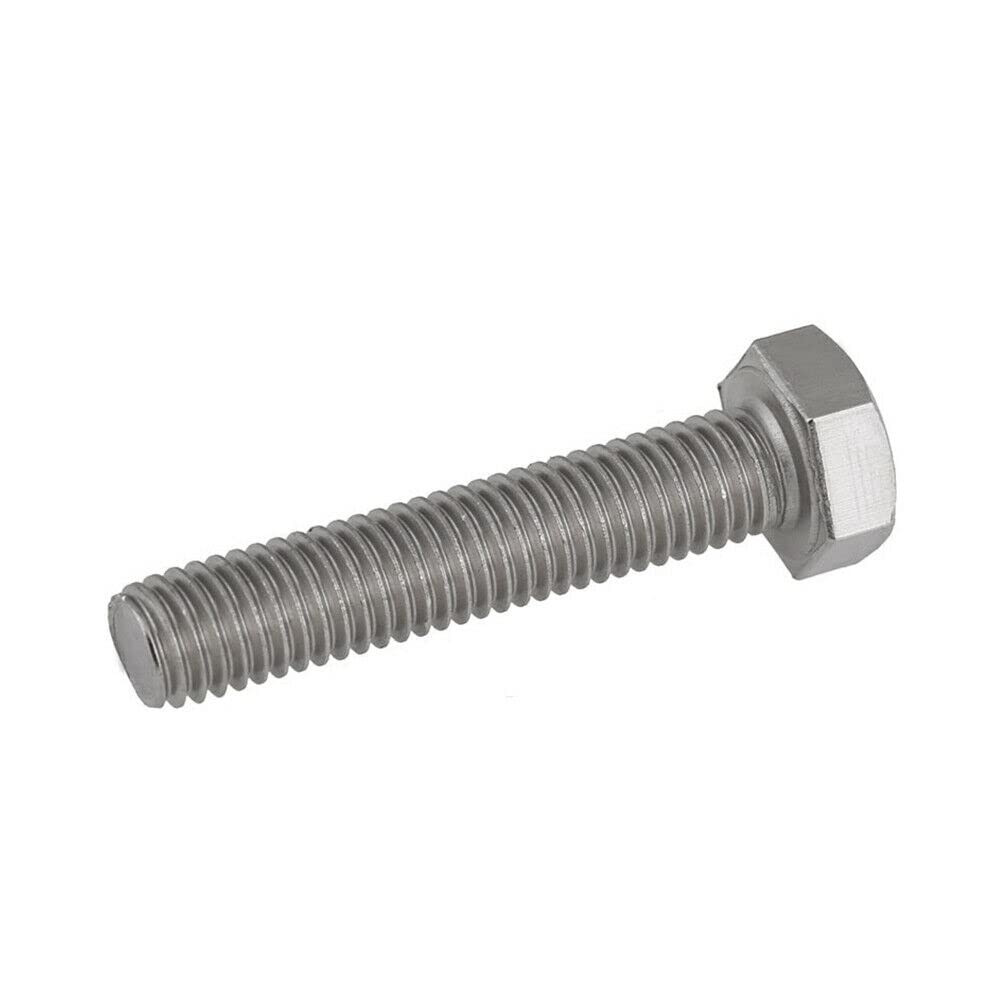 MACHSWON Hex Head Screw Bolts 3/8-16 UNC 304 Stainless Steel 3-3/4≈95.25mm Fully Threaded Hex Tap Bolts