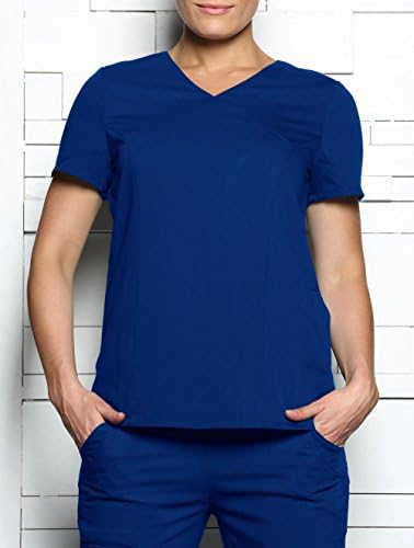 Crush Scrubs ''DAZZLER' Mock Wrap Top' Scrub Top