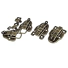 box Hasp - TOOGOO(R) Boxes Duckbilled Metal Toggle Latch Catch Hasp Bronze Tone 4PCS
