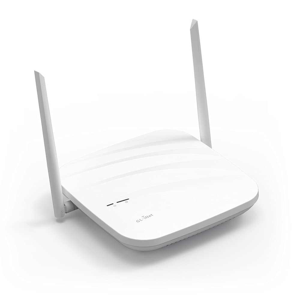 GL.iNet GL-AP1300-LTE(Cirrus) Gigabit Ceiling Wireless Access Point | Dual Band AC1300 | 4G LTE Modem | MU-MIMO | Cloud Remote Management | OpenWrt/LEDE | PoE Powered (EP06-E)