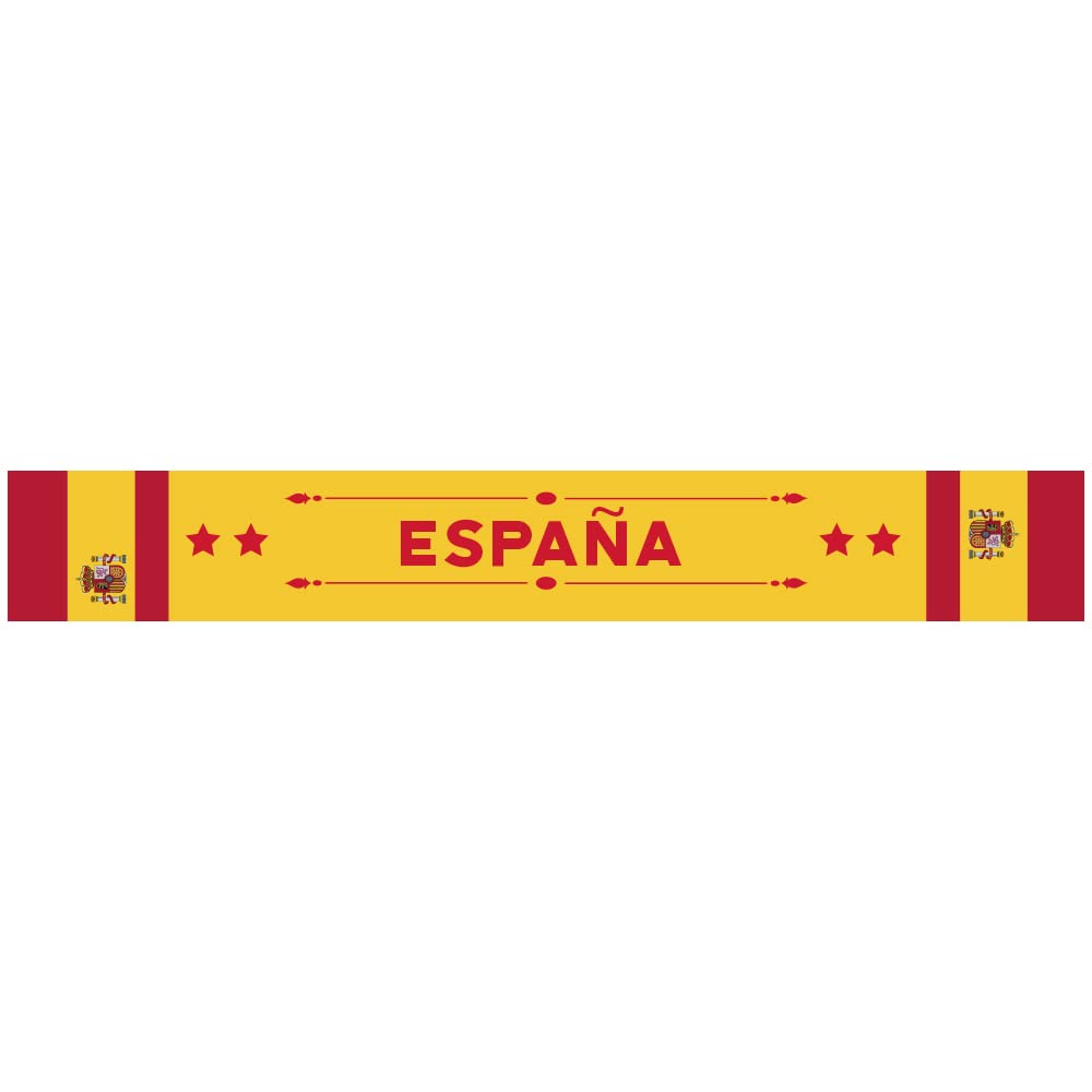 World Cup Fifa Qatar 2022 Official Scarf Spain,Unisex,One Size