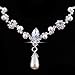 HeroNeo® Hot Prom Wedding Bridal Party Crystal Rhinestone Necklace Earring Jewelry Sets (24#)