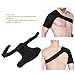VORCOOL Adjustable Shoulder Support Shoulder Pad for Sports, Right Shoulder (Black)