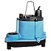 Little Giant 6-CIA 115 Volt, 1/3 HP, 2760 GPH Cast Iron Submersible Sump Pump with Integral Diaphragm Switch, 10-Ft. Cord, Blue, 506158
