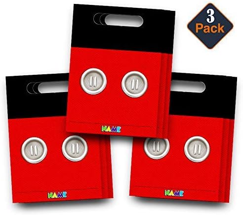 Disney Mickey Mouse Clubhouse Treat Bags Bundle with 24 Mickey Mouse Party Favors Bags (24 Ct, Party Supplies)