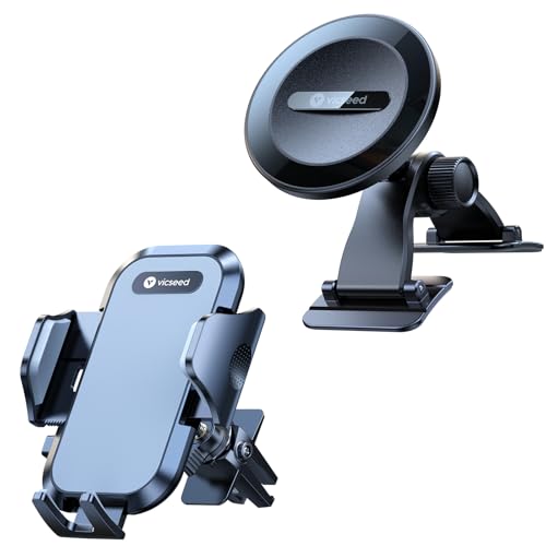 VICSEED Universal magsafe car Mount Dashboard + Car Vent Phone Mount
