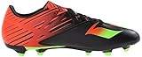 adidas Performance Men's Messi 15.3 Soccer Shoe,Black/Shock Green/Solar Red,8.5 M US