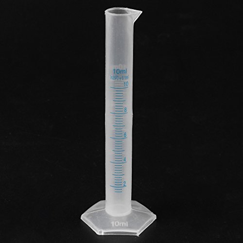 Cylinder - TOOGOO(R)10 25 50 100 250 500ml graduated cylinder to measure students Laboratory DIY 6 pcs