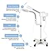 Facial Steamer, 2 in 1 Face Steamer for Facial with 5X Magnifying Lamp, Multifunctional LED Magnifier Facial Steamer for Spa Salon Beauty Skin Care Clean, White