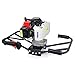 XtremepowerUS 2 Man 63CC 2-Stroke Planting Gas Post Hole Digger Dirt Fence Plant EPA Motor (Digger + 6