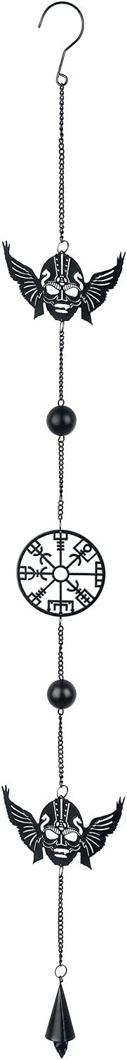 Alchemy Gothic Wind Chime Viking Black