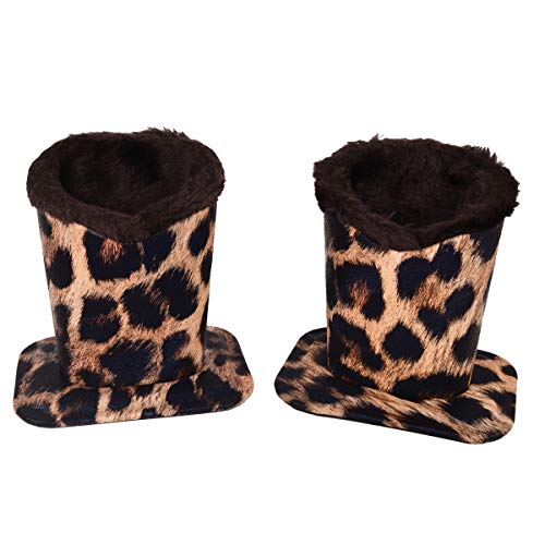 Baitaihem Pack of 2 Plush Lined Eyeglasses Holder Stand Protective