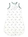 SwaddleDesigns Cotton Flannel Sleeping Sack, Sleeveless Wearable Blanket with 2-Way Zipper, Made in USA, Elephant and SeaCrystal Chickies, 3-6 Months