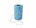 The Gift Wrap Company Baker's Twisted Twine, 500 yd, Aqua Blue/White