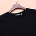 HEQU Men's Cotton Side Split Hipster Hip Hop Short Sleeve Long T Shirt Black L