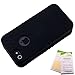 Rubberized Black Snap-on on Black Skin KoolKase Rocker 2 in 1 Hybrid Case Cover For Apple iPhone 5s, Apple iPhone 5 With 2 Screen Protector Films New in Retail Package