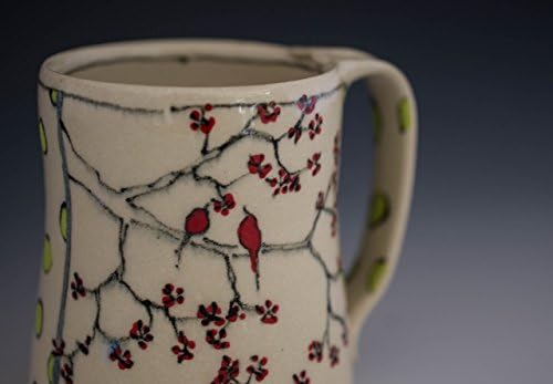 Mug Cherry Blossoms and Birds