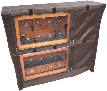 BUNNY BUSINESS Rabbit Hutch Covers over 20 Types Rabbit Hutches Rabbit Run Cover (BB-48-DH)