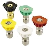 Ketofa Pressure Washer Sprayer Nozzle Tip Replacement for Simpson Megashot 3000 Psi 3100 Psi, 2.5 GPM Pressure Washer, Model MSH3125-S, MSV3025-S, Size 3.0 or 030, Set of 5 Tips