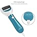 Abody Rechargeable Electric Foot Callus Removers, Professional Powerful Electronic Pedi Foot File Pedicure Tools for Feet Hard, Dead, Dry, Cracked Skin & Calluses with 2 Fine Roller Heads, Blue