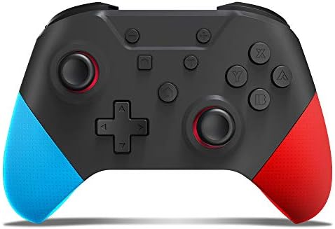 Switch コントローラー 21年newモデル スイッチコントローラー 無線 Hd振動 Nfc ジャイロセンサー Amiibo搭載 Turbo連射機能付き スイッチの全てシステムに対応 日本語取扱説明書 青赤