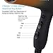 VASLON Salon Grade Professional Hair Dryer 1875W AC Motor Negative Ionic Ceramic Blow Dryer With 2 Speed and 3 Heat Settings Cold Shot Button, Diffuser and Concentrator