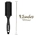 Xtava 33mm Natural Double Bristle Hair Brush - Volumizing and Detangling Blow Dryer Round Brush with Soft Boar Bristle - Professional Blow Drying Hair Brushes for Women with Fine Thick or Curly Hair