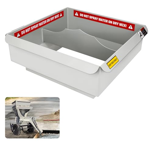 Upgrade MMAC-0123 Mud Mixer Hopper Extension, Pairs with MMAC-0133 for MMXR-3221 Mixers, Expands Capacity from 120 to 300 lbs, Ldeal for Large Construction & Site Renovations