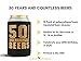 Happy 50th Birthday Party Decorations for Men, Insulated Can Coolers as Dad's Birthday Decorations and Party Favors, Beer Sleeves 50th Birthday Gifts for Men, 12-Pack, Black & Gold