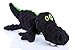 goDog 774015 Gators With Chew Guard Technology Tough Plush Dog Toy, Large Black/Green