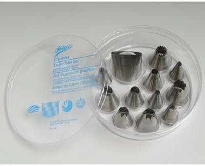 12 Piece Large Pastry Tube Set (13-0924) Category: Pastry Tips and Tubes