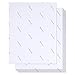 Juvale 50-Pack Glossy Printable Paper Sheets, Laser Printer Friendly, White, 8.5 x 11 Inches