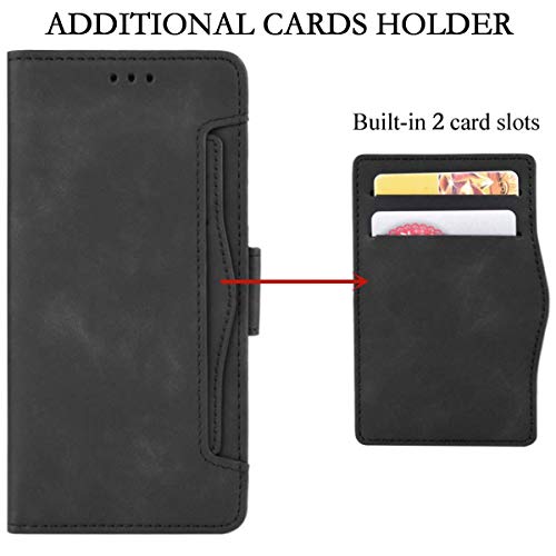 HualuBro Motorola Edge Case, Full Body Protection Shockproof Flip Leather Wallet Case