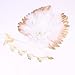 1 Set Newborn Baby Gold Silver Leaf Headband Wing Costume Photo Photography Prop (Gold)